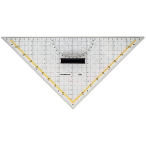 Geometriedreieck Rumold 1084, 32 cm, transparent