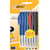 Balpen Bic M10 Clic, 0,4 mm, medium punt, geassorteerde kleuren, 