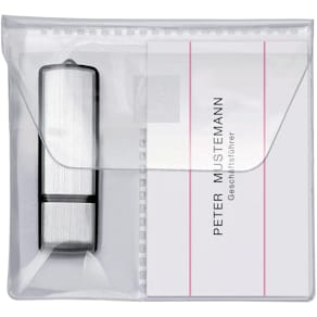 USB-Stick-Hülle Veloflex, glasklar, 5 St.