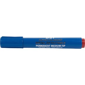 Permanente marker BST detecteerbaar, rood, doos van 10 stuks