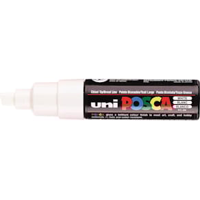 Paintmarker Uni POSCA PC-8K, 8 mm, wit