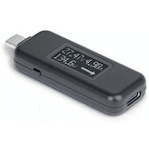 StarTech.com USB-C Power Tester, Bi-Directional Digital