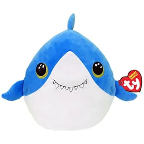 Plüschfigur TY Squishy Beanie Finsley, Hai, 25 cm