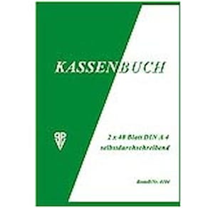 Kassenbuch PVP, A4, 2x40 Blatt, selbstdurchschreibend