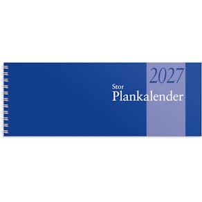 Burde Stor Plankalender 2027 spiralbunden