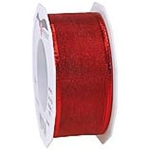 Zierband Luxury, rot