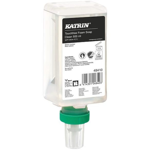 Skumsåpe KATRIN Clean b.fri 0,5L 12st
