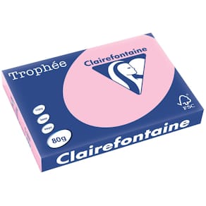 Papier Clairefontaine Trophée Pastel, gekleurd, A3, 80 g, 500 vel
