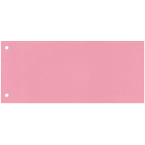 Trennstreifen WEKRE, Recyclingkarton, 10,5 x 24 cm, rosa, 100 St.