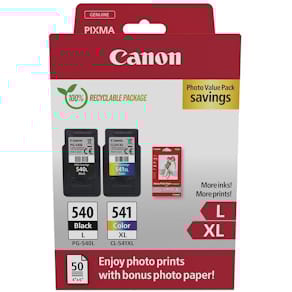 Inktcartridge Canon Photo Value Pack PG-540L + CL-541XL, 300-400
