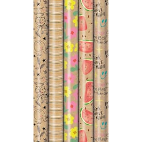 Geschenkpapierrolle ZÖWIE Recycling, 2 m x 70 cm