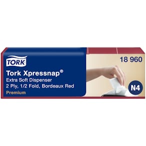 Servett för TORK Xpressnap N4, bordeaux, 1000/FP