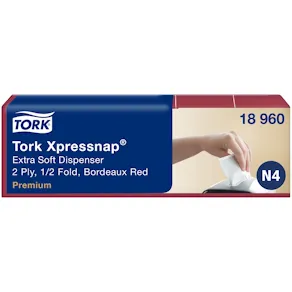 Servett för TORK Xpressnap N4, bordeaux, 1000/FP