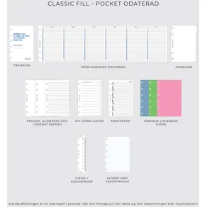 Filofax Systemkalender Malden Pocket Burgundy