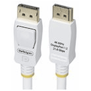 StarTech.com 6ft White VESA Certified DisplayPort 1.2 Cable with