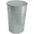 Avfallstunna med lock Greger 160 liter galvaniserad