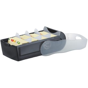 Karteibox HAN Croco, A7, transluzent-schwarz