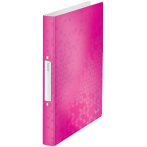 Schulordner Leitz WOW, A4, pink metallic