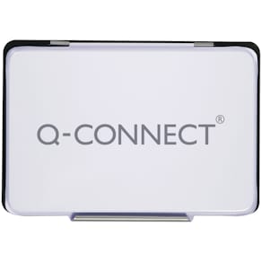 Stempelkissen Q-CONNECT Gr. 3, 9 x 5,5 cm, schwarz