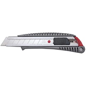 Kniv, NT Cutter L-500GR ALU, 18 aluminium/grå, karton a 10 stk