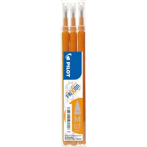 Pennpatron Gelbläck PILOT Frixion 0,7mm Orange 3/FP
