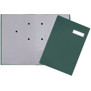 Unterschriftsmappe Q-CONNECT KF31013, grün