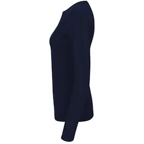 T-shirt LÄ O81050 GOTS dam marin XS
