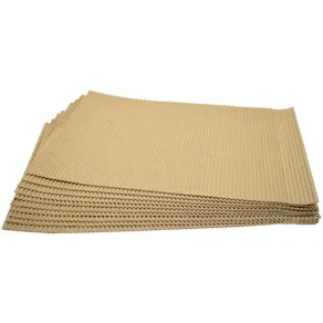 Wellpapp 50 x 70 cm Natur 10 ark/fp