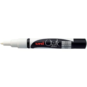 Kreidemarker Uni-Ball Uni Chalk PWE-3MS, weiß