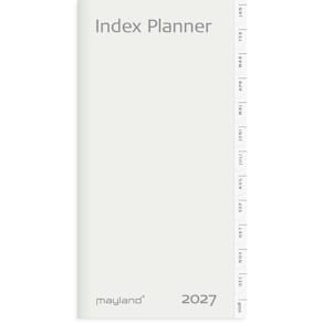Kalenderrefill Mayland Index 2027, 88×168mm, FSC Mix, flerfarvet