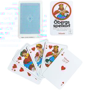 Spelkort Öbergs Poker FSC blå 