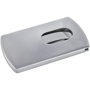 Visitenkarten-Etui Sigel Snap, silber, 101 x 60 mm