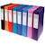 Elastobox Exacompta Exabox, rug 6 cm, A4, geassorteerde kleuren