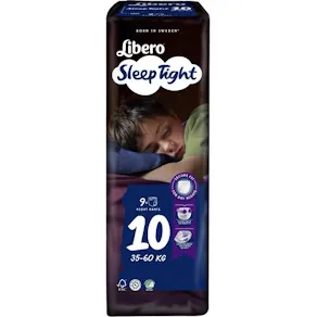 Blöja LIBERO SleepTight S10 35-60kg 9/fp