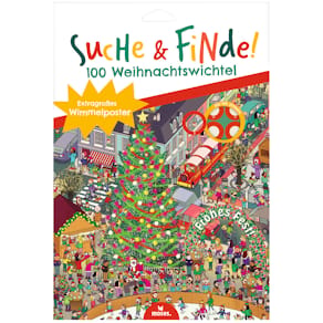 Suchspiel-Set MOSES.VERLAG Suche & Finde! 100 Weihnachtswichtel