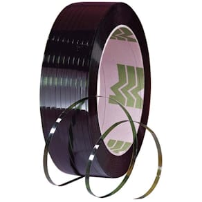 Strapbånd RPET 15x0,70mm 1500m, 440 kg, Ø406, 48 ruller