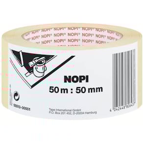 Kreppband NOPI Maler-Krepp, 50 mm x 50 m, chamois