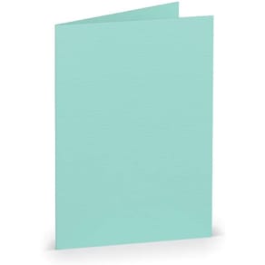 Faltkarte Rössler Paperado A7 HD, karibik, 220 g/m², gerippt