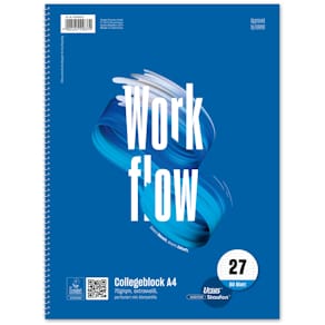 Collegeblock STAUFEN STYLE Workflow A4, 80 Blatt, liniert L27