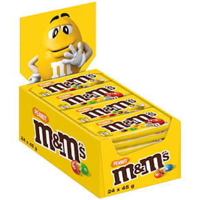 Thekendisplay M&M's Peanut, 24 Pkg à 45 g