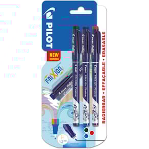 Fineliner Pilot Frixion Basic, geassorteerde kleuren, set van 3