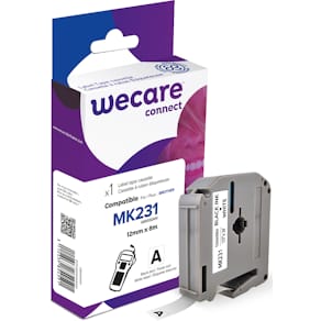 Märkband Wecare MK 12mm sv/vi