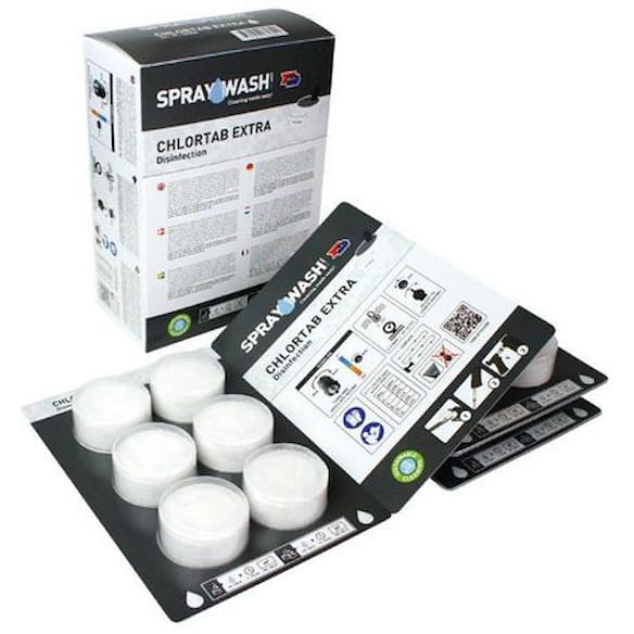 Rengjøringstablett SPRAYWASH Klor Ex(18)