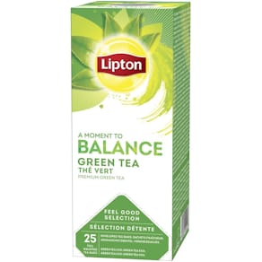 Thee Lipton Feel Good Selection, groene thee, doos van 25 zakjes