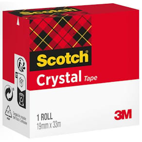 Tejp Scotch Crystal, 19mm x 33m