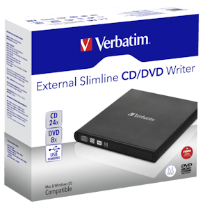 Mobile DVD rewriter USB 2.0, Black