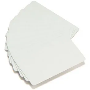 Plastkort ZEBRA PVC White Cards 500/fp