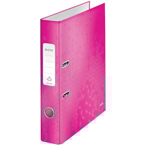 Ordner Leitz WOW, roze, rug van 5,2 cm
