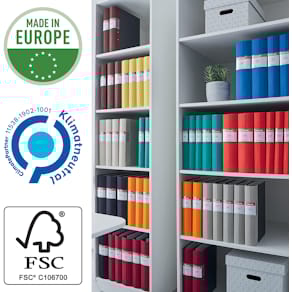 Träryggspärm Jopa A4/80mm  svart