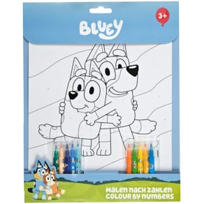 Malset Undercover Bluey Malen nach Zahlen